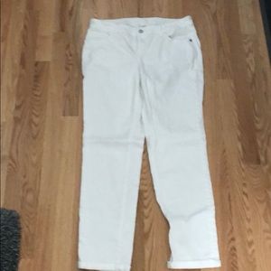 Tommy Bahama Boyfriend White Jeans Size 8